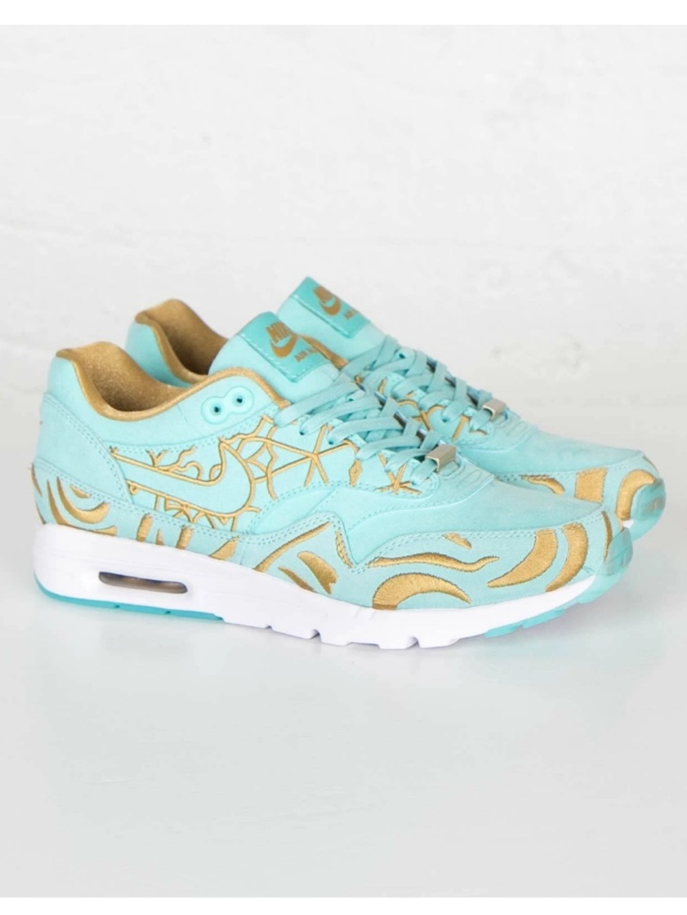 Nike Air Max 1 Ultra Suede LOTC City Collection Paris Gold Embroidery Women 10.5